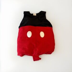 Disney Store Plush Mickey Mouse Costume Halloween Toddler SZ 3T Bodysuit Only